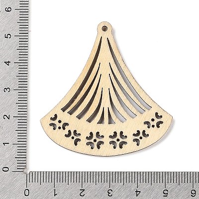 Hollow Wood Big Pendants WOCR-PW0003-83I-1