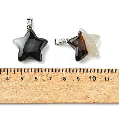Natural Agate Pendants GG-K002-10K-1