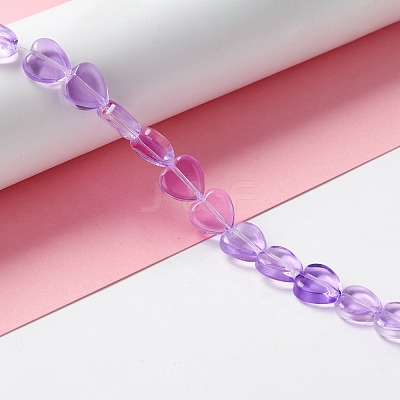 Transparent Glass Beads Strand GLAA-F112-03D-1