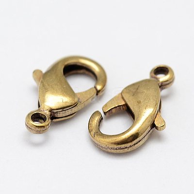 Brass Lobster Claw Clasps KK-J270-67C-C-1
