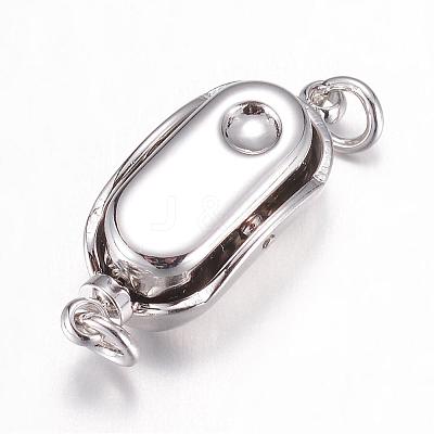 304 Stainless Steel Box Clasps STAS-G071-49-1