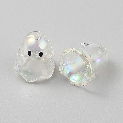 Transparent Acrylic Bead Caps TACR-WH0021-20I-1