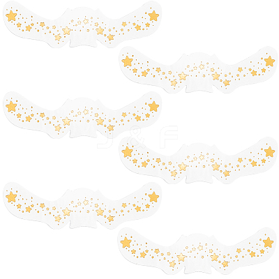 10Pcs Transfer Sticker Proof Removable Temporary Tattoos Stickers DIY-SP0003-65A-07-1
