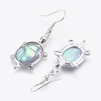 Abalone Shell/Paua ShellJewelry Sets X-SJEW-P089-02-1