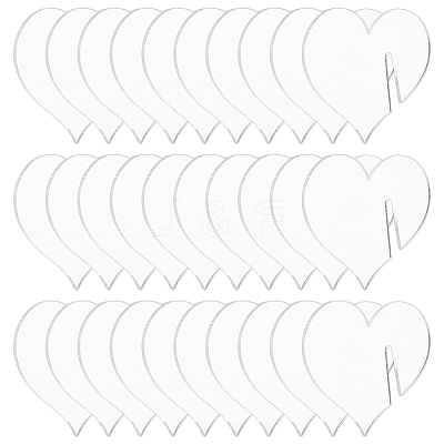 60Pcs Acrylic Wine Glass Charms AJEW-FG0002-22-1