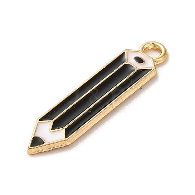 Graduation Season Alloy Enamel Pendants ENAM-R147-08H-G-1