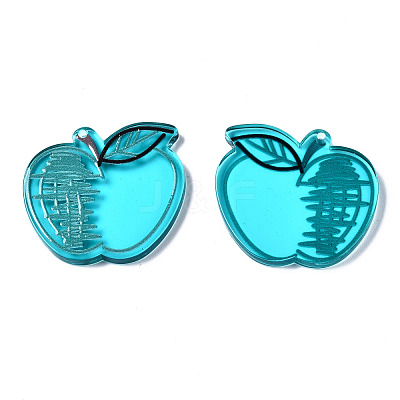 Translucent Acrylic Pendants TACR-T021-44D-1