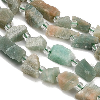 Natural Amazonite Beads Strands GG-CBA0B77-A25-02-1