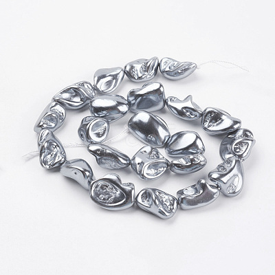 Shell Pearl Beads Strands BSHE-K010-08C-1
