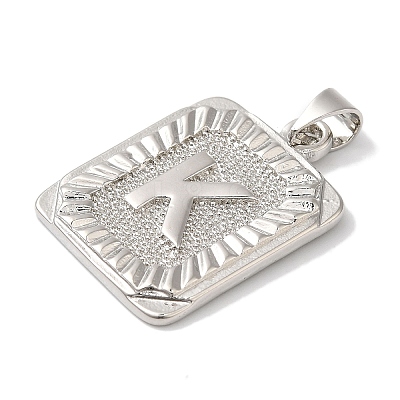 Rack Plating Brass Pendants KK-B092-42P-K-1