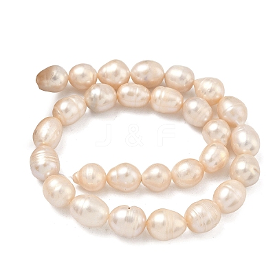 Natural Cultured Freshwater Pearl Beads Strands PEAR-D003-01D-13-1