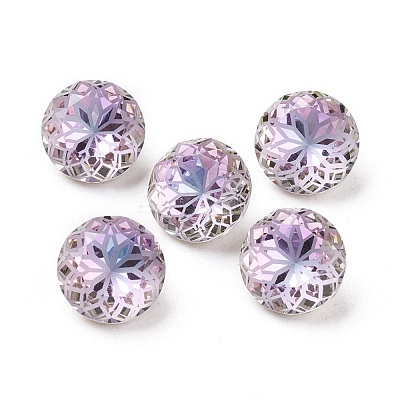 K9 Glass Rhinestone Pointed Back Cabochons RGLA-P030-06B-001VL-1