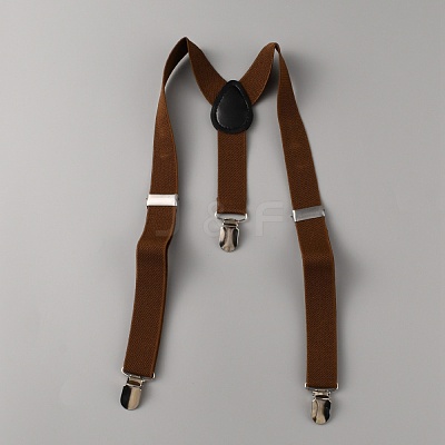 Adjustable Polyester Y-Shaped Heavy Duty Suspenders AJEW-WH0307-23N-1