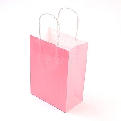 Pure Color Kraft Paper Bags LS-AJEW-G020-D-11-1
