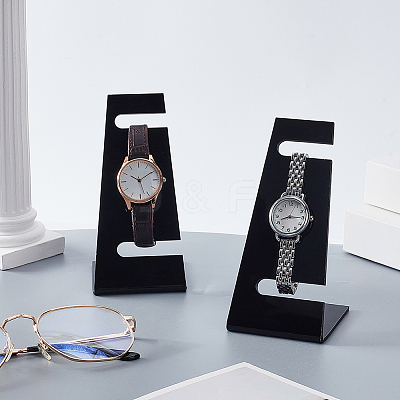 L Shaped Acrylic Watch Display Stands ODIS-WH0086-081A-1