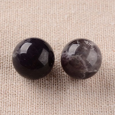 Natural Amethyst Round Ball Beads G-I170-16mm-13-1