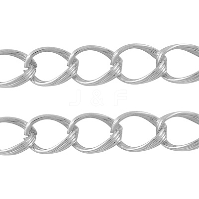 Aluminium Twisted Chains Curb Chains X-CHA-K12312-08-1