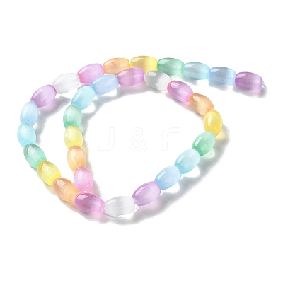 Macaron Color Natural Selenite Beads Strands X1-G-B102-A01-02-1
