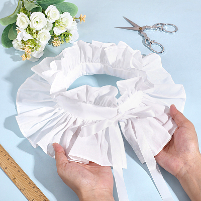 Cotton Faux Collar AJEW-WH0481-134B-1