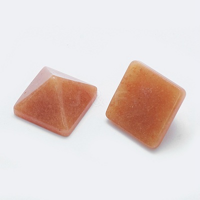 Natural Red Aventurine Cabochons G-G759-Y01-1