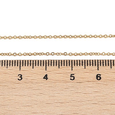 304 Stainless Steel Cable Chain Necklaces X-NJEW-M151-24G-1