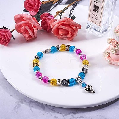Tibetan Style Alloy European Beads TIBEB-PH0004-63-1
