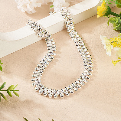 1Strand Electroplate Glass Beads Strands EGLA-TA0013-41S-1
