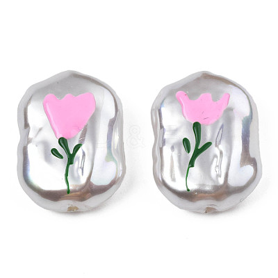 ABS Plastic Imitation Pearl Beads KY-N015-93-1