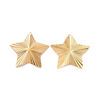 304 Stainless Steel Pendants STAS-A061-06G-1