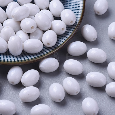 Opaque Acrylic Beads SACR-R828-08-1