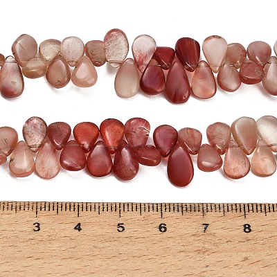 Gradient Color Natural Andesine Feldspar Beads Strands GG-CBA0C95-C01-02-1