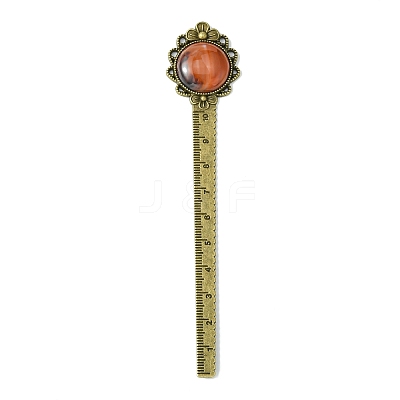 Mixed Natural & Synthetic Gemsotne Bookmarks AJEW-JK00282-1