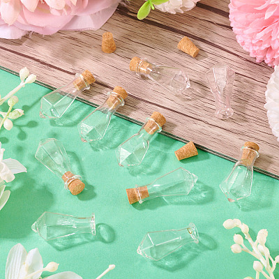 10Pcs Glass Bottles AJEW-TA0002-73-1