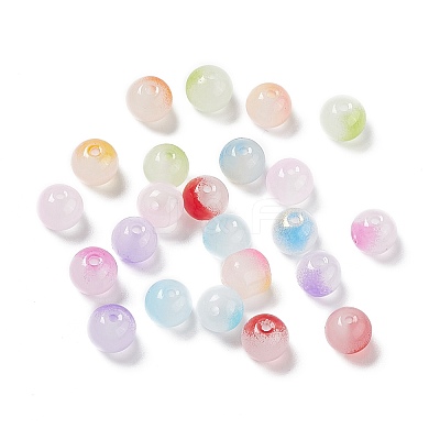 Glass Imitation Jade Beads GLAA-P029-03A-1
