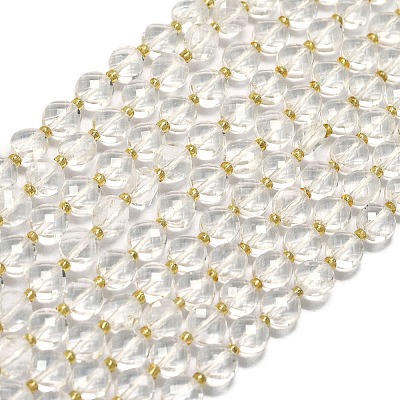 Synthetic Quartz Crystal Beads Strands G-K389-B75-01-1