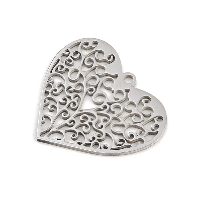 201 Stainless Steel Pendants STAS-I344-05P-02-1