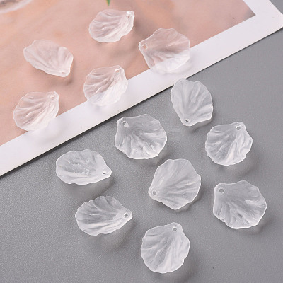 Transparent Frosted Acrylic Pendants MACR-S371-01A-701-1