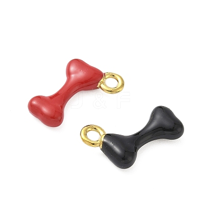 304 Stainless Steel Enamel Pendants STAS-I346-56G-1