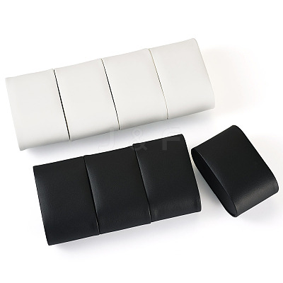 8Pcs 2 Colors Imitation Leather Watch Display Pillows ODIS-TA0001-05-1