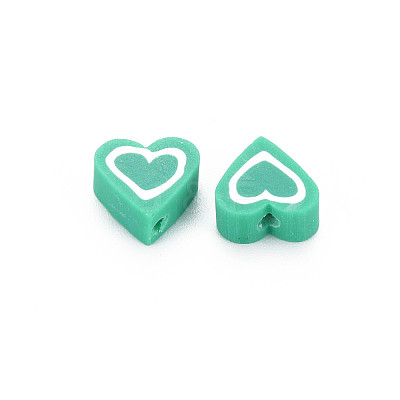 Handmade Polymer Clay Beads CLAY-T019-10B-1