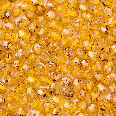 Picasso Baking Paint Glass Seed Beads SEED-N007-37K-1