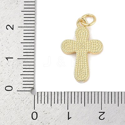 Brass Enamel Pendants KK-Q028-68G-01-1