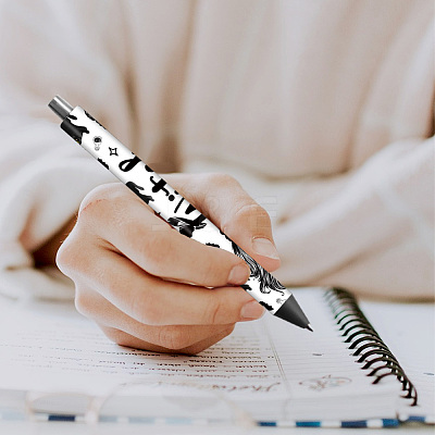 12Pcs Plastic Rub on Transfer Stickers DIY-WH0611-016-1
