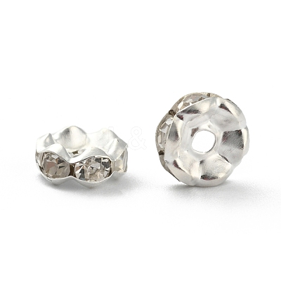Iron Crystal Rhinestone Spacer Beads RB-A008-8MM-S-1