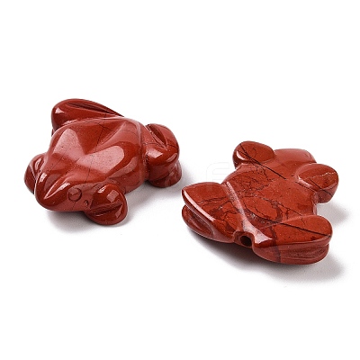 Natural Red Jasper Carved Beads G-K383-08-1