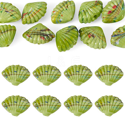 10Pcs Handmade Lampwork Beads LAMP-TADJ0001-07A-1
