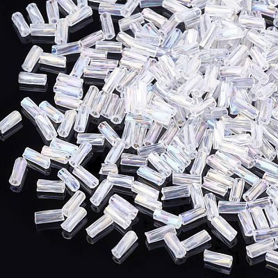 Glass Twist Bugle Beads SEED-S018-04A-1