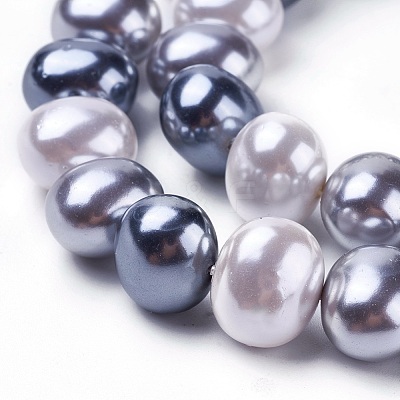 Shell Pearl Beads Strands BSHE-L035-E04-1