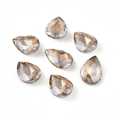 Glass Pointed Back Rhinestone LS-RGLA-Q001-1-1