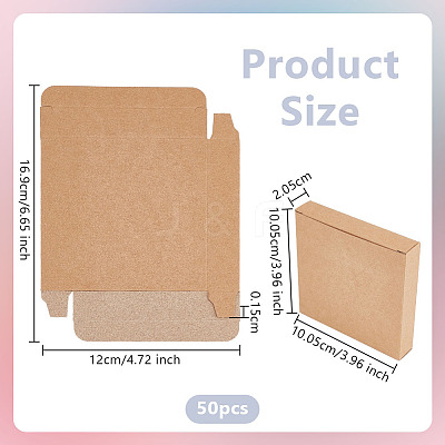 Kraft Paper Box CON-WH0099-40B-1